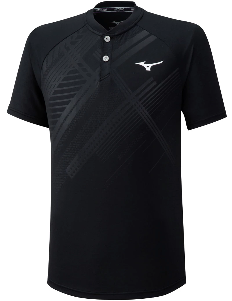 Pánské tričko Mizuno Shadow Polo Black Sportega