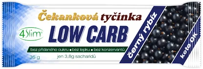 4Slim Low Carb čekanková tyčinka 35 g černý rybíz