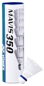 Badmintonové míče Yonex  Mavis 350 White (6 Pack)  zelený proužek (do 19-29°C)