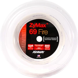 Badmintonový výplet Ashaway ZyMax 69 Fire White - 200 m