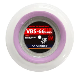 Badmintonový výplet Victor VBS-66N Pink Reel 200 m