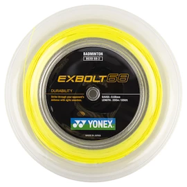 Badmintonový výplet Yonex Exbolt 68 Yellow (200 m)