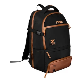 Batoh na padel NOX Luxury Open Series Black/Brown Backpack