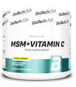 BioTech USA MSM + Vitamin C 150 g citron