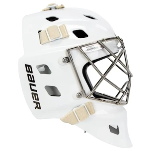 Brankářská hokejová maska Bauer  NME ONE GOAL MASK - CAT EYE White Senior