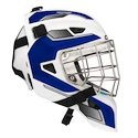 Brankářská hokejová maska CCM Axis F5 CCE White/Royal Žák (youth)