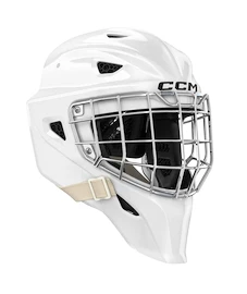 Brankářská hokejová maska CCM Axis F9 CCE White Senior