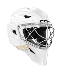 Brankářská hokejová maska CCM Axis F9 CCE White Senior S