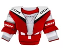 Brankářská hokejová vesta CCM YTflex 3 White/Red Žák (youth) L/XL