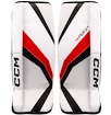 Brankářské betony CCM YTflex 3 White/White/Red/Black Žák (youth) 20 palců