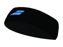 Čelenka Babolat  Logo Headband Black/Diva Blue