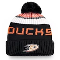 Čepice Fanatics  Pro Rinkside Goalie Beanie Pom Knit NHL Anaheim Ducks   OS