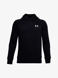 Chlapecká mikina Under Armour RIVAL COTTON HOODIE black