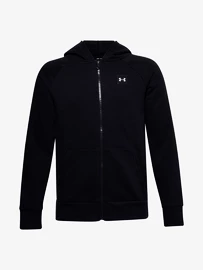 Chlapecká mikina Under Armour RIVAL FLEECE FZ HOODIE-BLK