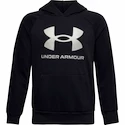 Chlapecká mikina Under Armour  RIVAL FLEECE HOODIE black