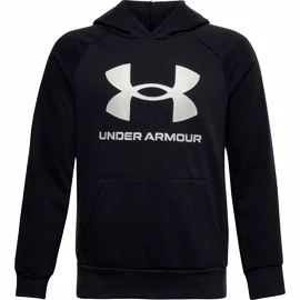 Chlapecká mikina Under Armour  RIVAL FLEECE HOODIE black