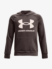 Chlapecká mikina Under Armour RIVAL FLEECE HOODIE-BRN