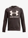 Chlapecká mikina Under Armour  RIVAL FLEECE HOODIE-BRN XS