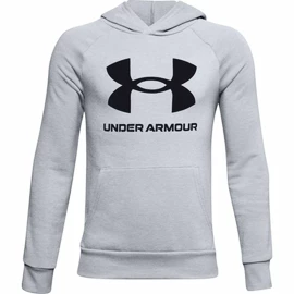 Chlapecká mikina Under Armour Rival Fleece Hoodie light grey