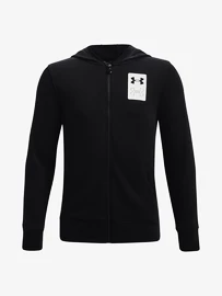 Chlapecká mikina Under Armour Rival Terry FZ Hoodie-BLK