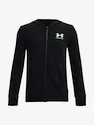 Chlapecká mikina Under Armour  Rival Terry FZ Hoodie-BLK