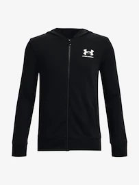 Chlapecká mikina Under Armour Rival Terry FZ Hoodie-BLK