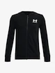 Chlapecká mikina Under Armour  Rival Terry FZ Hoodie-BLK L