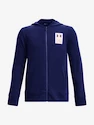 Chlapecká mikina Under Armour  Rival Terry FZ Hoodie-BLU