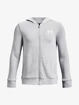 Chlapecká mikina Under Armour  Rival Terry FZ Hoodie-GRY