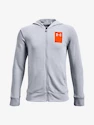 Chlapecká mikina Under Armour  Rival Terry FZ Hoodie-GRY XL