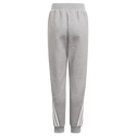 Chlapecké tepláky adidas  Future Icons 3-Stripes Tapered-Leg Pants Medium Grey Heather