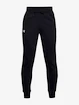 Chlapecké tepláky Under Armour  RIVAL COTTON PANTS Black