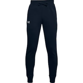 Chlapecké tepláky Under Armour RIVAL COTTON PANTS Dark Blue