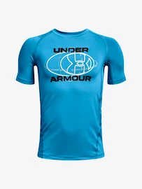 Chlapecké tričko Under Armour HeatGear Novelty SS-BLU