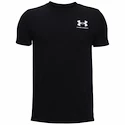 Chlapecké tričko Under Armour  Sportstyle Left Chest SS Black