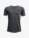 Chlapecké tričko Under Armour  Sportstyle Left Chest SS-GRY S