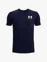 Chlapecké tričko Under Armour  SPORTSTYLE LEFT CHEST SS-NVY