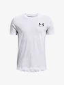 Chlapecké tričko Under Armour  SPORTSTYLE LEFT CHEST SS-WHT