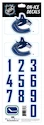 Čísla na helmu Sportstape  ALL IN ONE HELMET DECALS - VANCOUVER CANUCKS