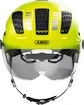 Cyklistická helma Abus Hyban 2.0 Ace Signal Yellow