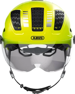 Cyklistická helma Abus Hyban 2.0 Ace Signal Yellow