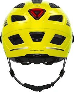 Cyklistická helma Abus Hyban 2.0 Ace Signal Yellow