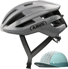 Cyklistická helma Abus Powerdome Ace Race Grey