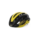 Cyklistická helma Giro Aries  Spherical Mat Black/Yellow Visma