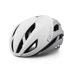 Cyklistická helma Giro Eclipse  Spherical Mat White/Silver S