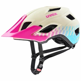 Cyklistická helma Uvex Access beige/pink
