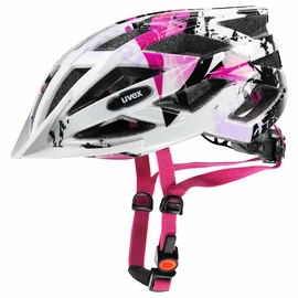 Cyklistická helma Uvex Air Wing pink/white