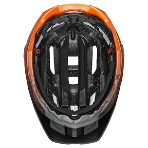 Cyklistická helma Uvex Quatro Titan - Orange (S4107752800) 52 - 57 cm