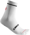 Cyklistické ponožky Castelli  Entrata 9 Sock White  S/M