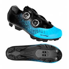 Cyklistické tretry Force MTB SCORE blue